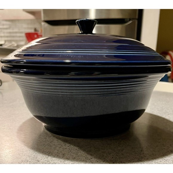 Fiesta Fiestaware Cobalt Blue 2-Quart Covered Casserole Dish Lid